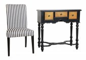 Contemporary ebonized console