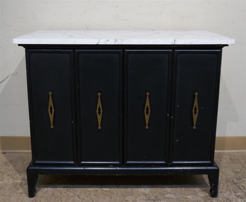 CONTEMPORARY EBONIZED FRUITWOOD AND
