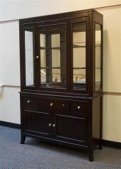 CONTEMPORARY EBONIZED FRUITWOO