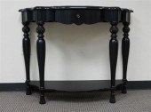 CONTEMPORARY EBONIZED WOOD CON