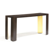 CONTEMPORARY EBONY AND GILT SO