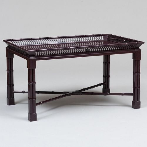 CONTEMPORARY FAUX BAMBOO LACQUER