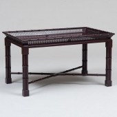 CONTEMPORARY FAUX BAMBOO LACQU