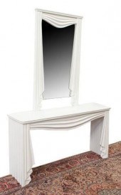 CONTEMPORARY FAUX DRAPED FABRI