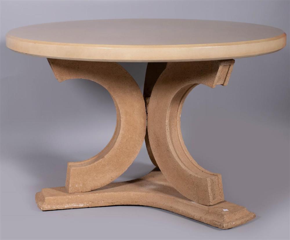 CONTEMPORARY FAUX TRAVERTINE AND