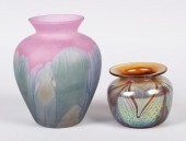 CONTEMPORARY FAVRILE GLASS VAS