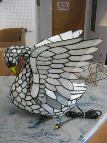 Contemporary Figural Leaded Glass