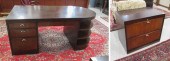 CONTEMPORARY FLAT-TOP DESK AND