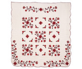 CONTEMPORARY FLORAL QUILT<br>L