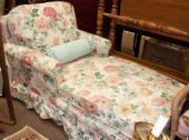 Contemporary floral upholstere
