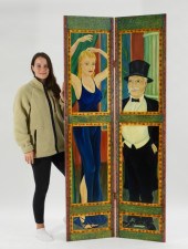 CONTEMPORARY FOLK ART PAINTED