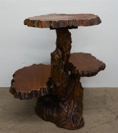 CONTEMPORARY FREE FORM WOOD TI