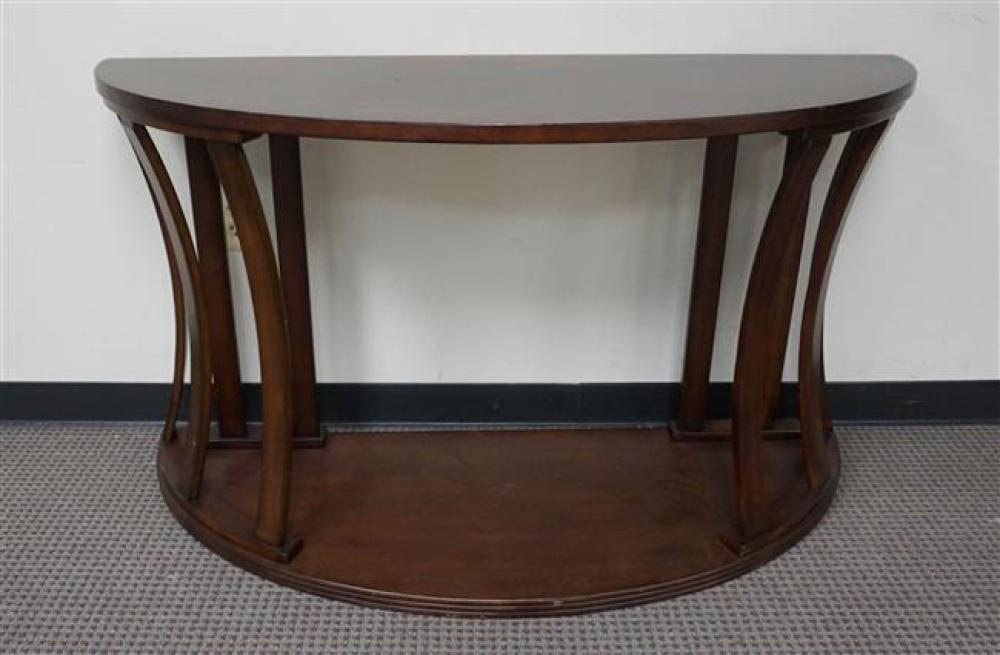 CONTEMPORARY FRUITWOOD DEMILUNE