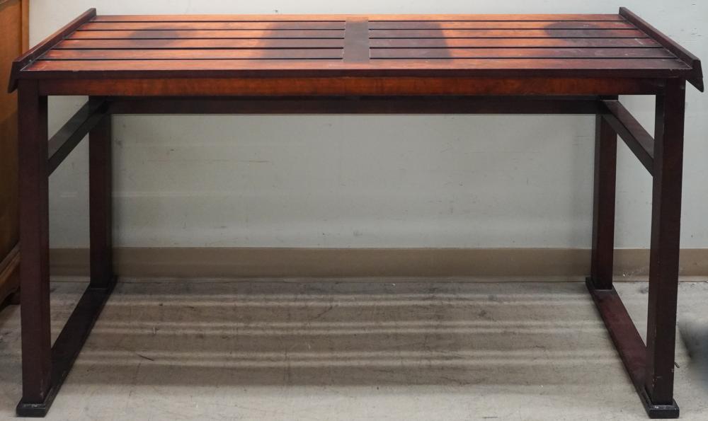 CONTEMPORARY FRUITWOOD SOFA TABLE
