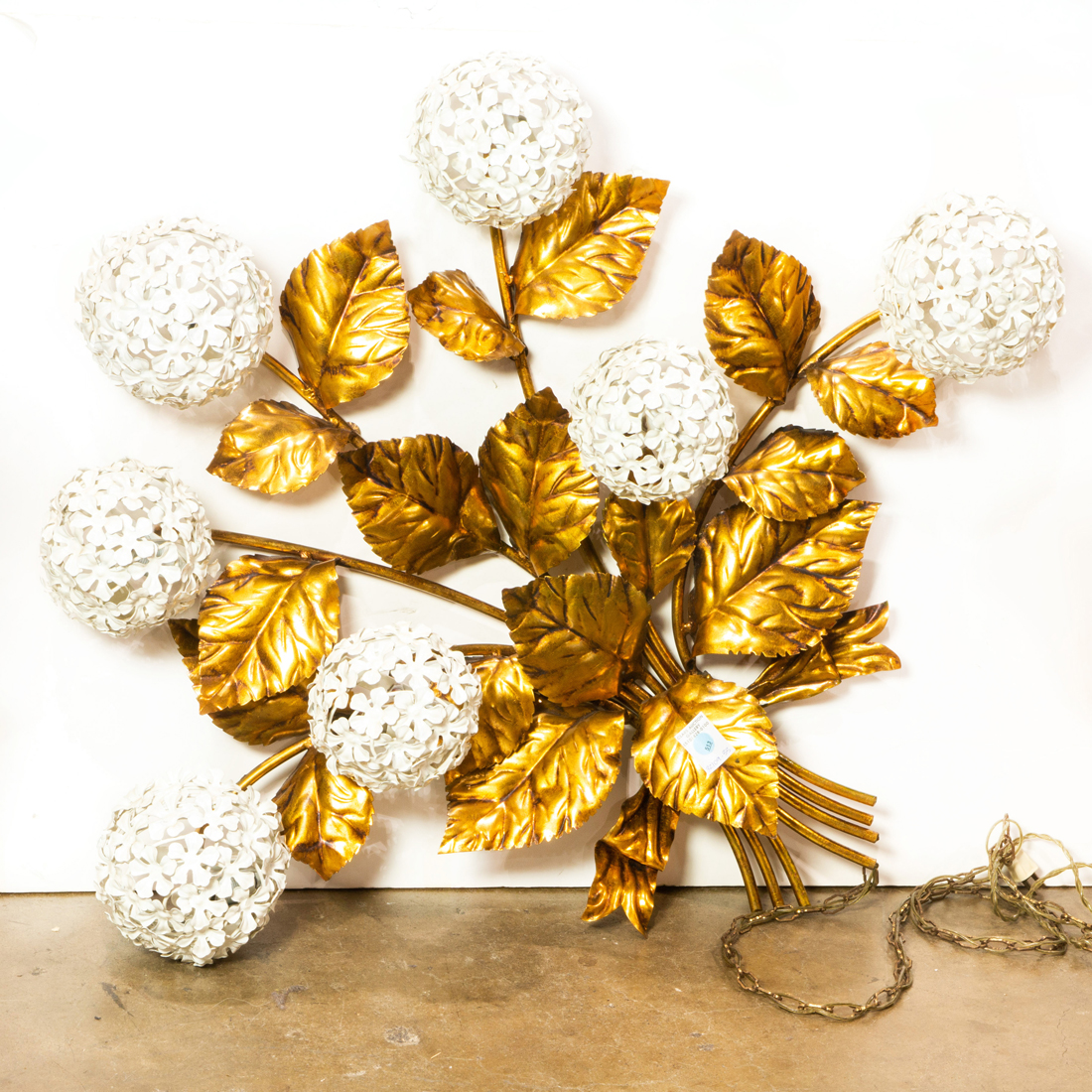 CONTEMPORARY GILT AND PAINTED