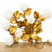 CONTEMPORARY GILT AND PAINTED