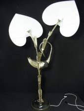 Contemporary gilt brass figura