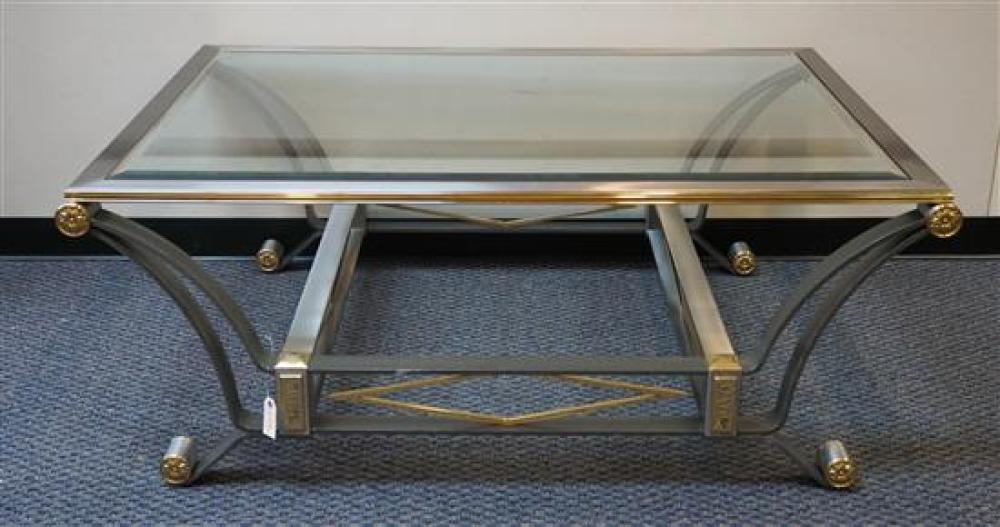 CONTEMPORARY GLASS INSET STEEL