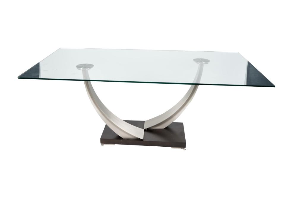 CONTEMPORARY GLASS-TOP DINING