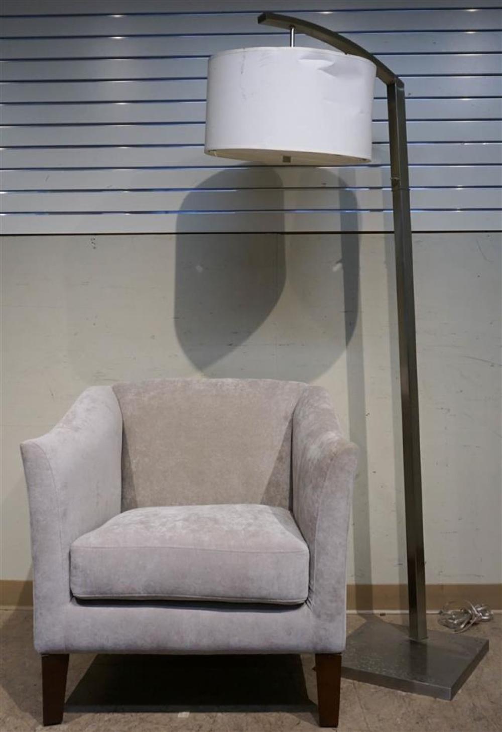 CONTEMPORARY GRAY UPHOLSTERED