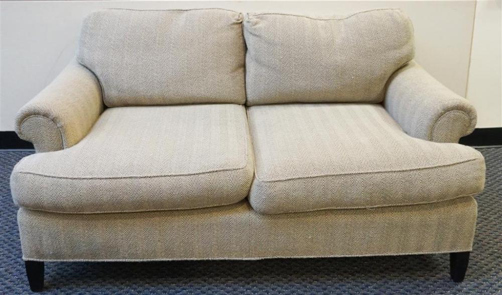 CONTEMPORARY GRAY UPHOLSTERED