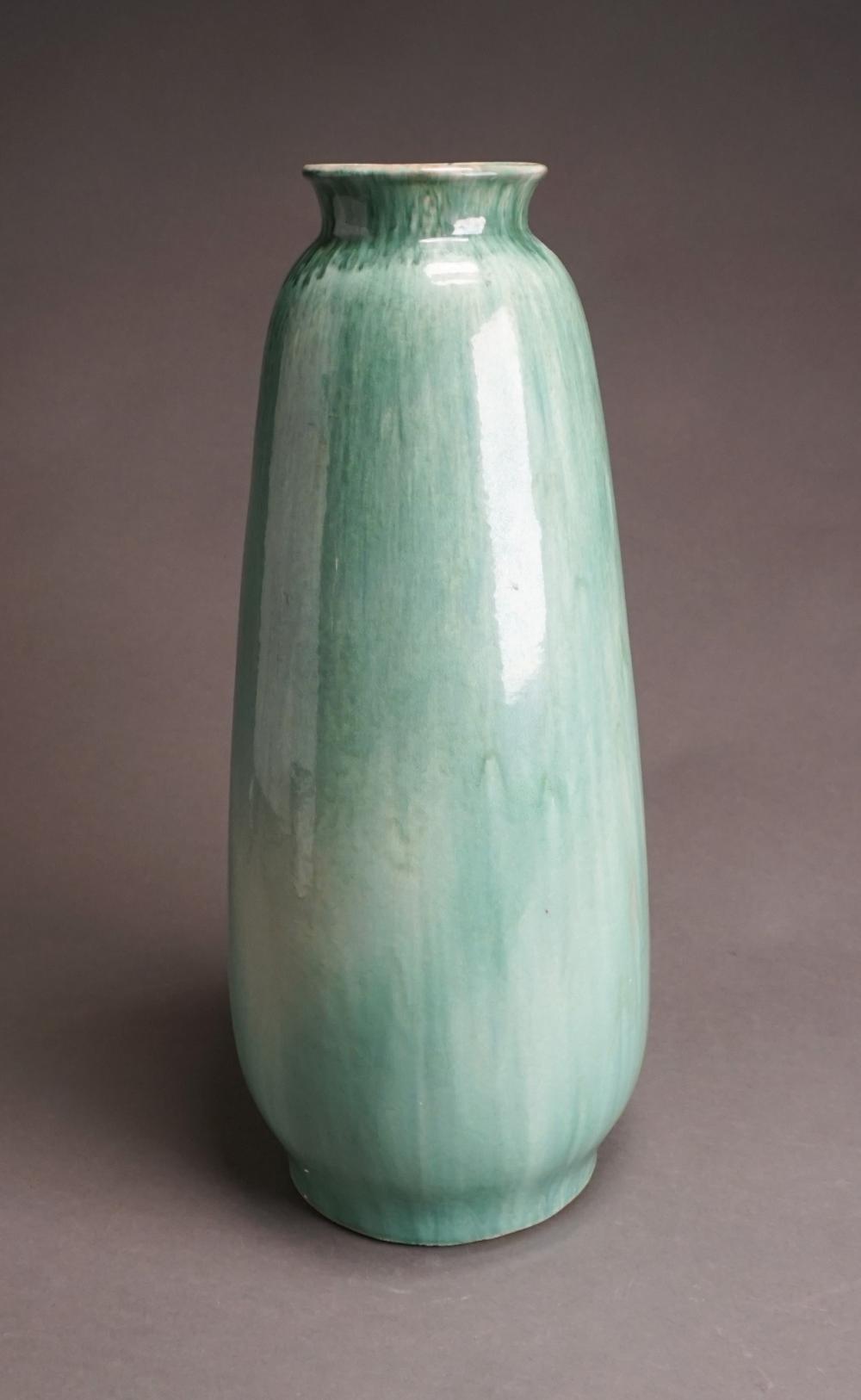 CONTEMPORARY GREEN GLAZE POTTERY