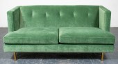 CONTEMPORARY GREEN VELVET UPHO