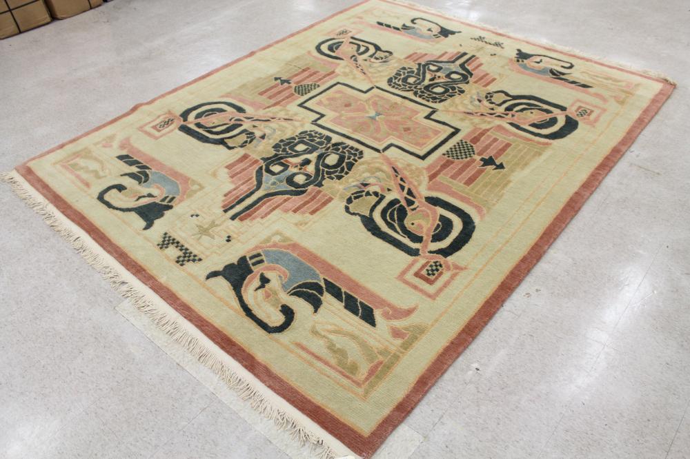 CONTEMPORARY HAND KNOTTED NEPALI