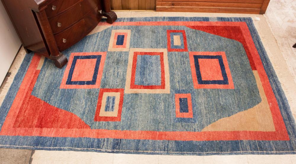 CONTEMPORARY HAND KNOTTED TURKISH