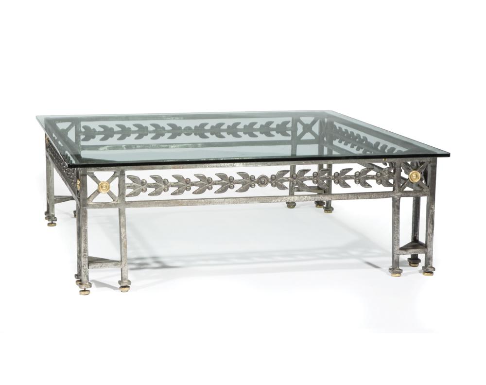 CONTEMPORARY IRON AND GLASS