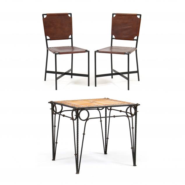 CONTEMPORARY IRON AND TERRA COTTA