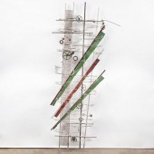 CONTEMPORARY KINETIC WALL SCUL