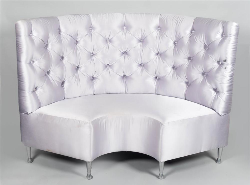 CONTEMPORARY LAVENDER UPHOLSTERED