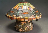 CONTEMPORARY LEADED GLASS DRAG
