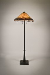 CONTEMPORARY LEADED GLASS FLOO