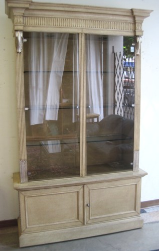 CONTEMPORARY LEATHER ENCASED