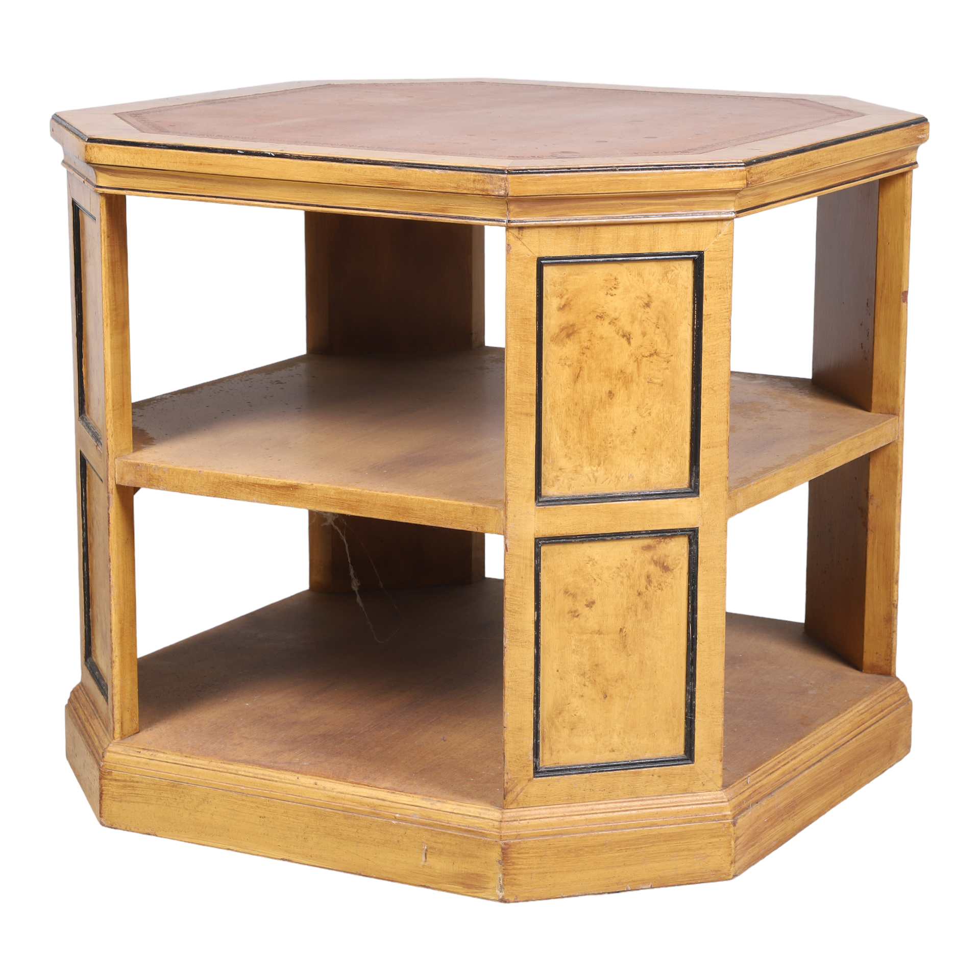 Contemporary leathertop maple