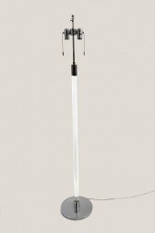 CONTEMPORARY LUCITE AND CHROME