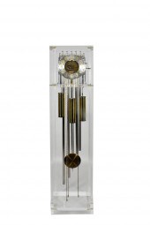 CONTEMPORARY LUCITE TALL CASE