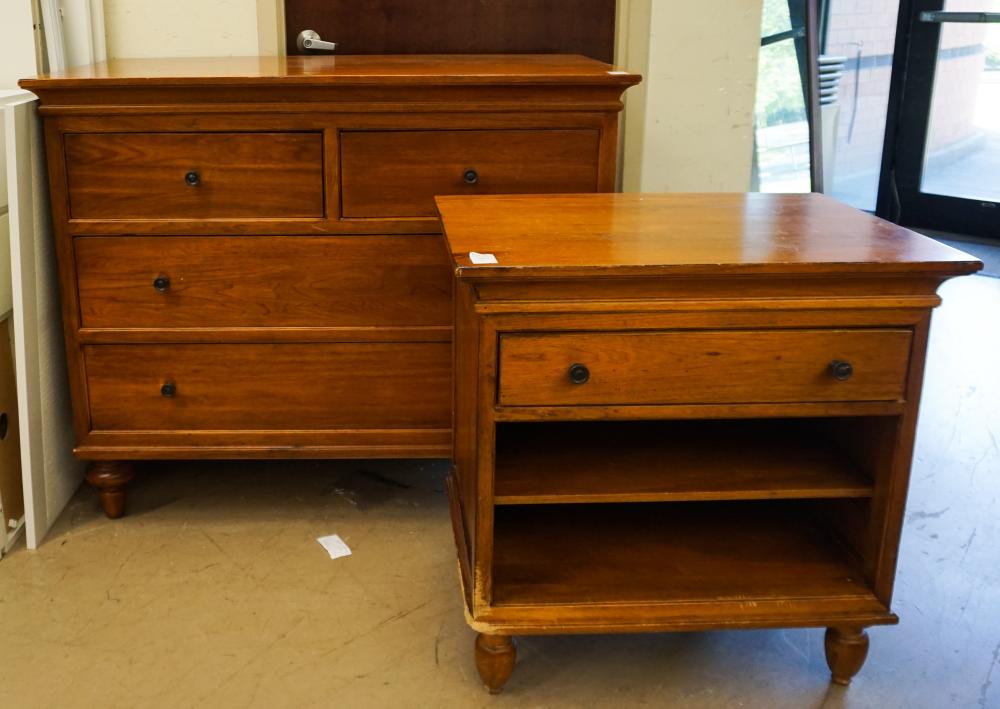 CONTEMPORARY MAHOGANY CHEST OF