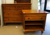 CONTEMPORARY MAHOGANY CHEST OF