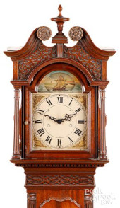 CONTEMPORARY MAHOGANY DWARF CL