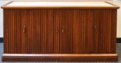 CONTEMPORARY MAHOGANY INSET GR