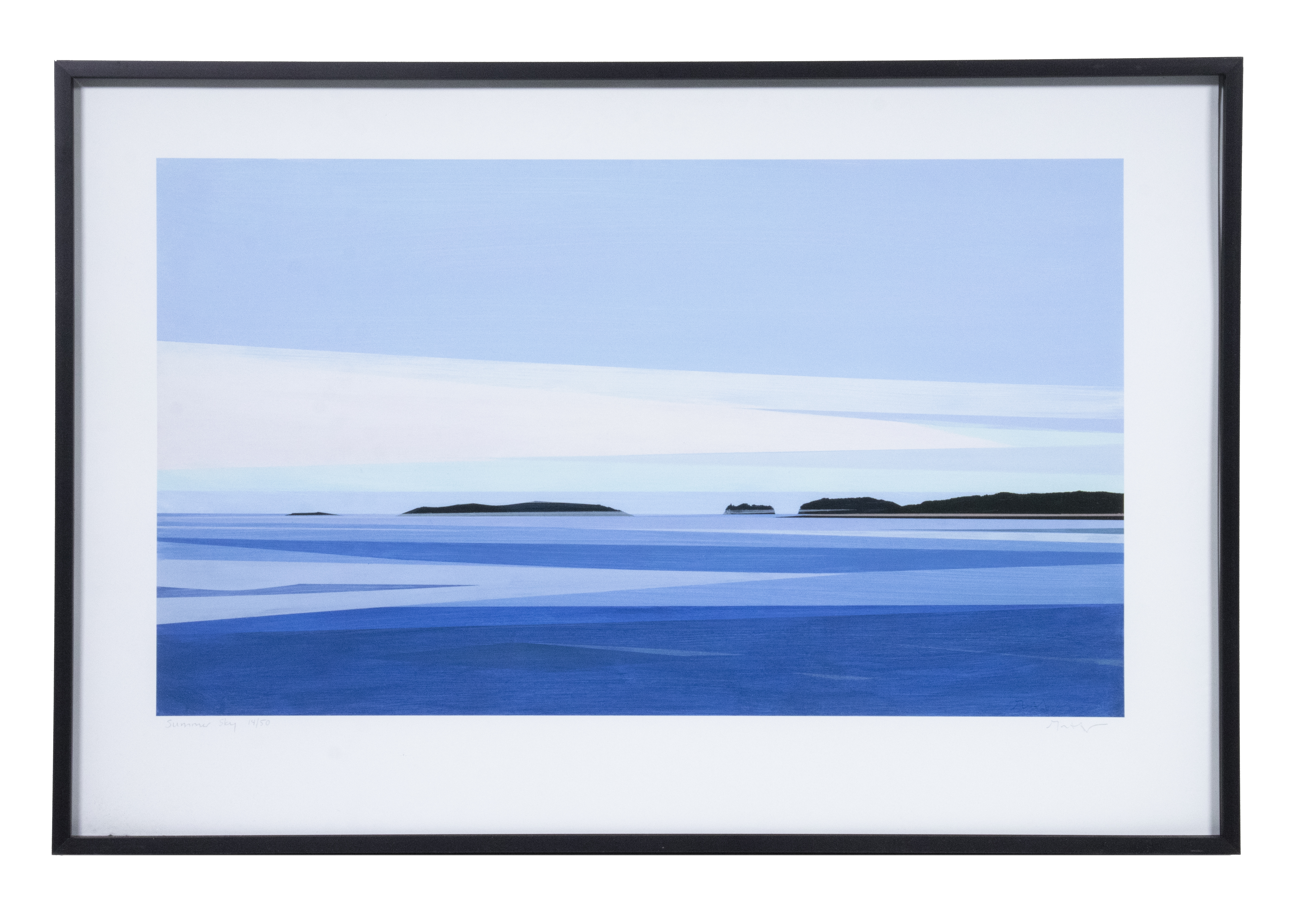 CONTEMPORARY MAINE SERIGRAPH