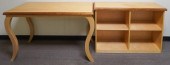 CONTEMPORARY MAPLE BOOKSHELF A
