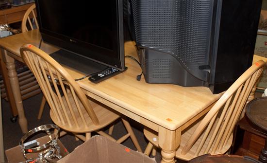 Contemporary maple dinette set