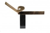 CONTEMPORARY MARBLE & BRONZE S
