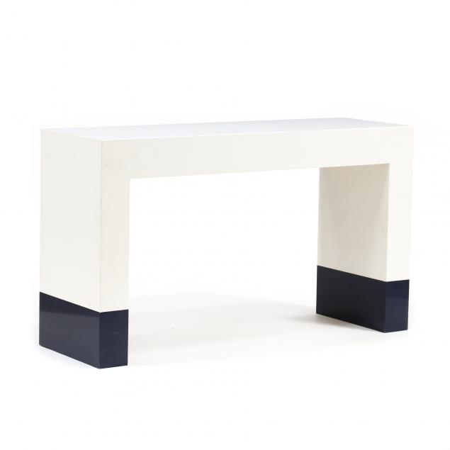 CONTEMPORARY MARBLE CONSOLE TABLE