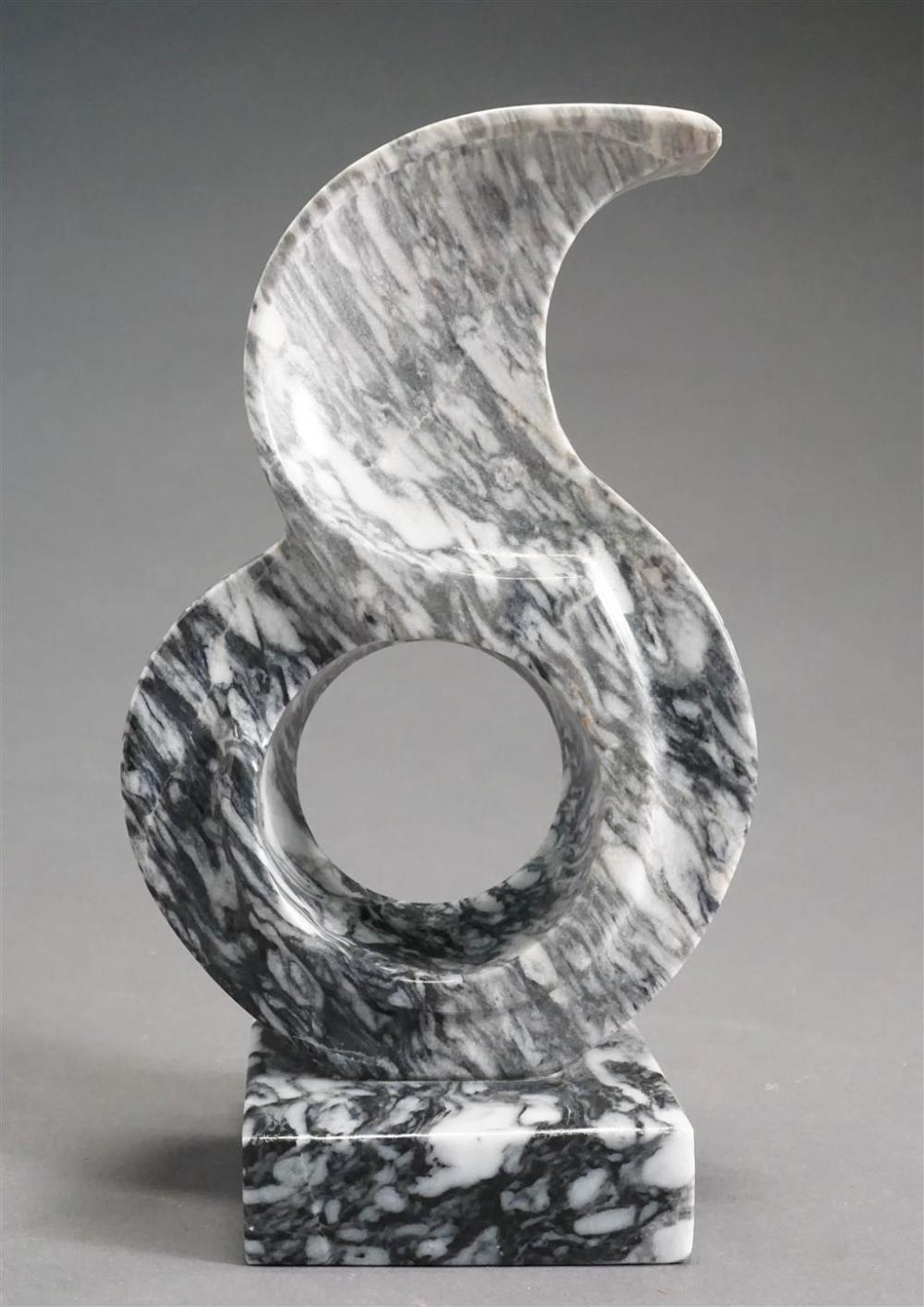 CONTEMPORARY MARBLE SCULPTURE, H: