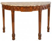 CONTEMPORARY MARBLE TOP DEMILU